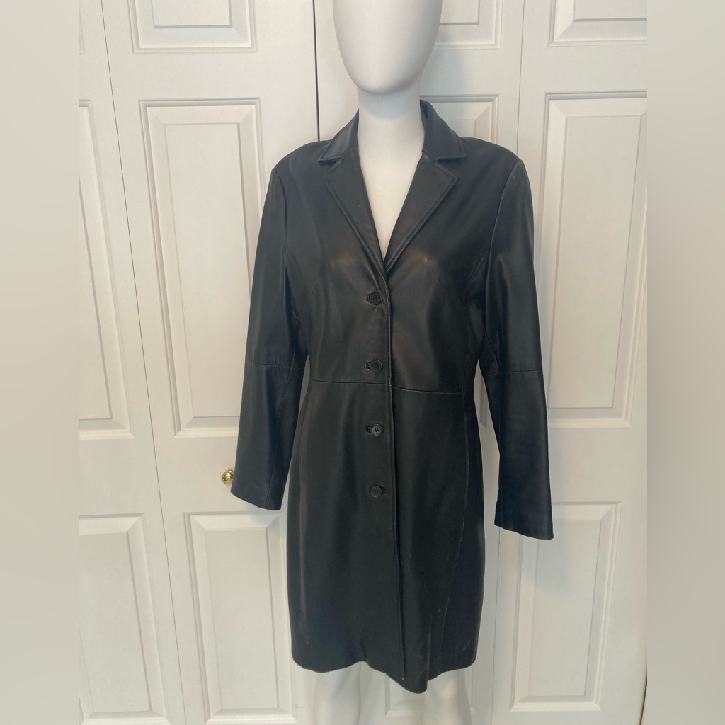 Leather Coat Ro By Reilly Olmes